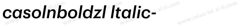casolnboldzl ltalic字体转换